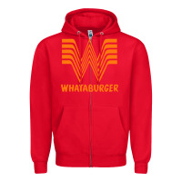 Red whataburger Zipper Hoodie - SnappyArt