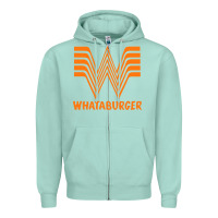 Seafoam whataburger Zipper Hoodie - SnappyArt