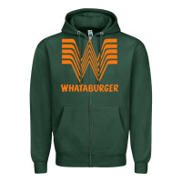 Sports Green whataburger Zipper Hoodie - SnappyArt