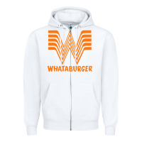 White whataburger Zipper Hoodie - SnappyArt