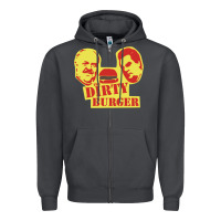 Smoke Dirty Burger Zipper Hoodie - SnappyArt