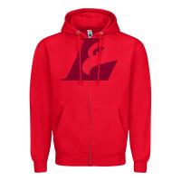 Red UW-La Crosse maroon Zipper Hoodie - SnappyArt
