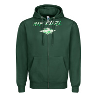 Sports Green Rip Curl, Rip, Curl, the Rip Curl, Rip Curl vintage, Rip Curl art, Rip Zipper Hoodie - SnappyArt