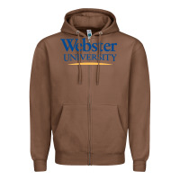 Chestnut webster university Zipper Hoodie - SnappyArt