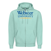 Seafoam webster university Zipper Hoodie - SnappyArt