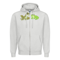Dove Grey The Princess and the Frog Tiana and Naveen Art Zipper Hoodie - SnappyArt