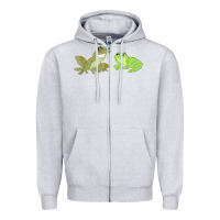 Heather Grey The Princess and the Frog Tiana and Naveen Art Zipper Hoodie - SnappyArt
