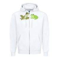 White The Princess and the Frog Tiana and Naveen Art Zipper Hoodie - SnappyArt