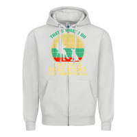 Dove Grey that what i do i pet dogs read books and i know things t shirt Zipper Hoodie - SnappyArt