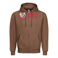 Chestnut chuck e cheese Zipper Hoodie - SnappyArt