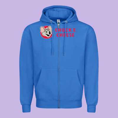 Chuck E Cheese Zipper Hoodie Designed By Snappyart
