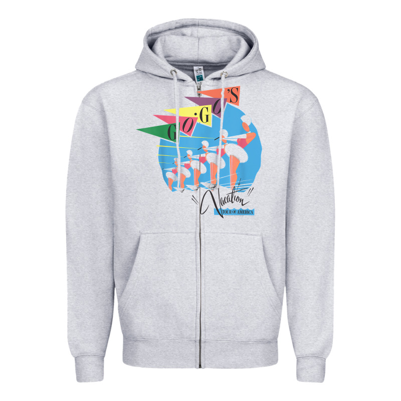 The Go Go's   Vacation Retro T Shirt Zipper Hoodie by SnappyArt | Teevron