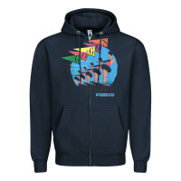Navy the go go's   vacation retro t shirt Zipper Hoodie - SnappyArt