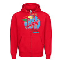 Red the go go's   vacation retro t shirt Zipper Hoodie - SnappyArt