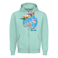 Seafoam the go go's   vacation retro t shirt Zipper Hoodie - SnappyArt