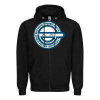 Black Laughing Man GHOST IN THE SHELL Classic Zipper Hoodie - SnappyArt