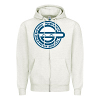 Oatmeal Heather Laughing Man GHOST IN THE SHELL Classic Zipper Hoodie - SnappyArt