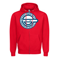 Red Laughing Man GHOST IN THE SHELL Classic Zipper Hoodie - SnappyArt