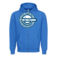 True Royal Laughing Man GHOST IN THE SHELL Classic Zipper Hoodie - SnappyArt