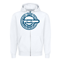 White Laughing Man GHOST IN THE SHELL Classic Zipper Hoodie - SnappyArt
