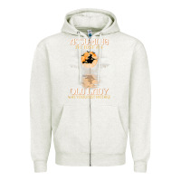 Oatmeal Heather assuming i'm just an old lady was your first mistake witch Zipper Hoodie - SnappyArt