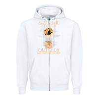 White assuming i'm just an old lady was your first mistake witch Zipper Hoodie - SnappyArt