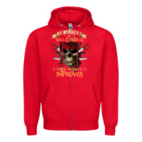 Red pirate the beatings will continue until morale improves Zipper Hoodie - SnappyArt