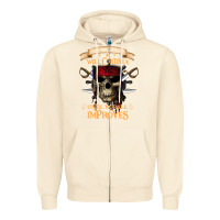 Sandshell pirate the beatings will continue until morale improves Zipper Hoodie - SnappyArt