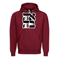 Burgundy human kind be both 28952371 Zipper Hoodie - SnappyArt