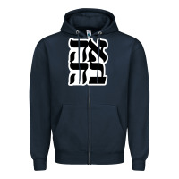Navy human kind be both 28952371 Zipper Hoodie - SnappyArt