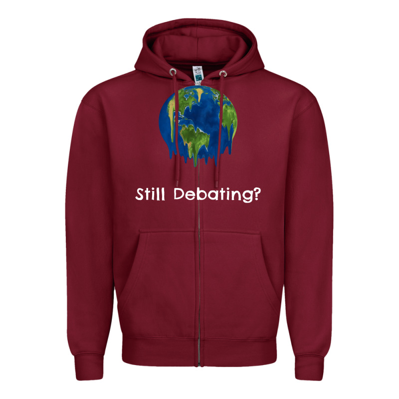 Environmental Climate Change Still Debating Summer Zipper Hoodie by SnappyArt | Teevron