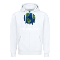 White environmental climate change still debating summer Zipper Hoodie - SnappyArt