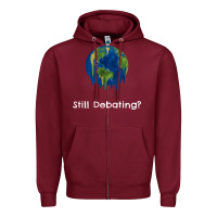 Environmental Climate Change Still Debating Summer Zipper Hoodie | Teevron
