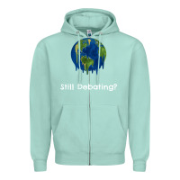Seafoam environmental climate change still debating summer Zipper Hoodie - SnappyArt