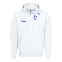White design mufon mutual ufo network hdb gift for men a Zipper Hoodie - SnappyArt