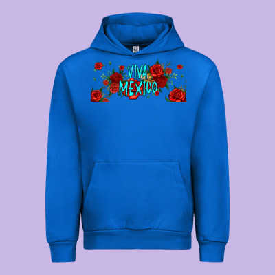 Viva Mexico Long Live Mexico Urban Hoodie Designed By Jasminsmagicworld