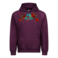 Mauve Wine viva mexico long live mexico Urban Hoodie - Jasminsmagicworld