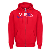 Red design mufon mutual ufo network hdb gift for men a Zipper Hoodie - SnappyArt