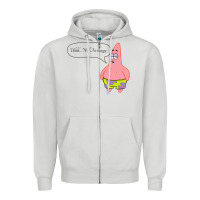 Dove Grey Patrick Classic Zipper Hoodie - SnappyArt