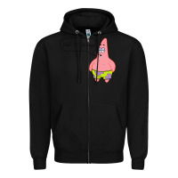 Black Patrick Classic Zipper Hoodie - SnappyArt