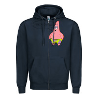 Navy Patrick Classic Zipper Hoodie - SnappyArt