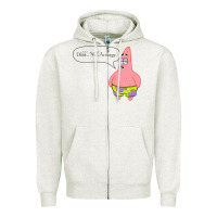 Oatmeal Heather Patrick Classic Zipper Hoodie - SnappyArt