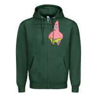 Sports Green Patrick Classic Zipper Hoodie - SnappyArt