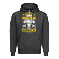 Charcoal Heather forklift operator get out of my way forklift driver t shirt Zipper Hoodie - SnappyArt