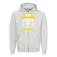 Dove Grey forklift operator get out of my way forklift driver t shirt Zipper Hoodie - SnappyArt