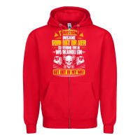 Red forklift operator get out of my way forklift driver t shirt Zipper Hoodie - SnappyArt