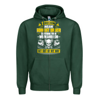 Sports Green forklift operator get out of my way forklift driver t shirt Zipper Hoodie - SnappyArt