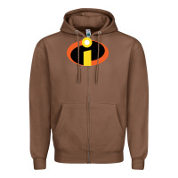 Chestnut incredibles Zipper Hoodie - SnappyArt