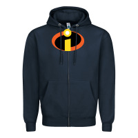 Navy incredibles Zipper Hoodie - SnappyArt