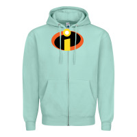 Seafoam incredibles Zipper Hoodie - SnappyArt